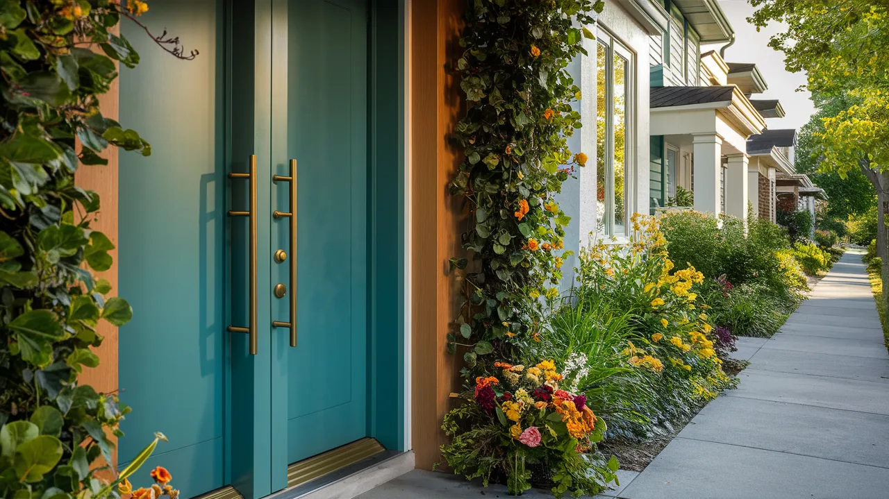 The Impact of Front Door Colors on Home Curb Appeal