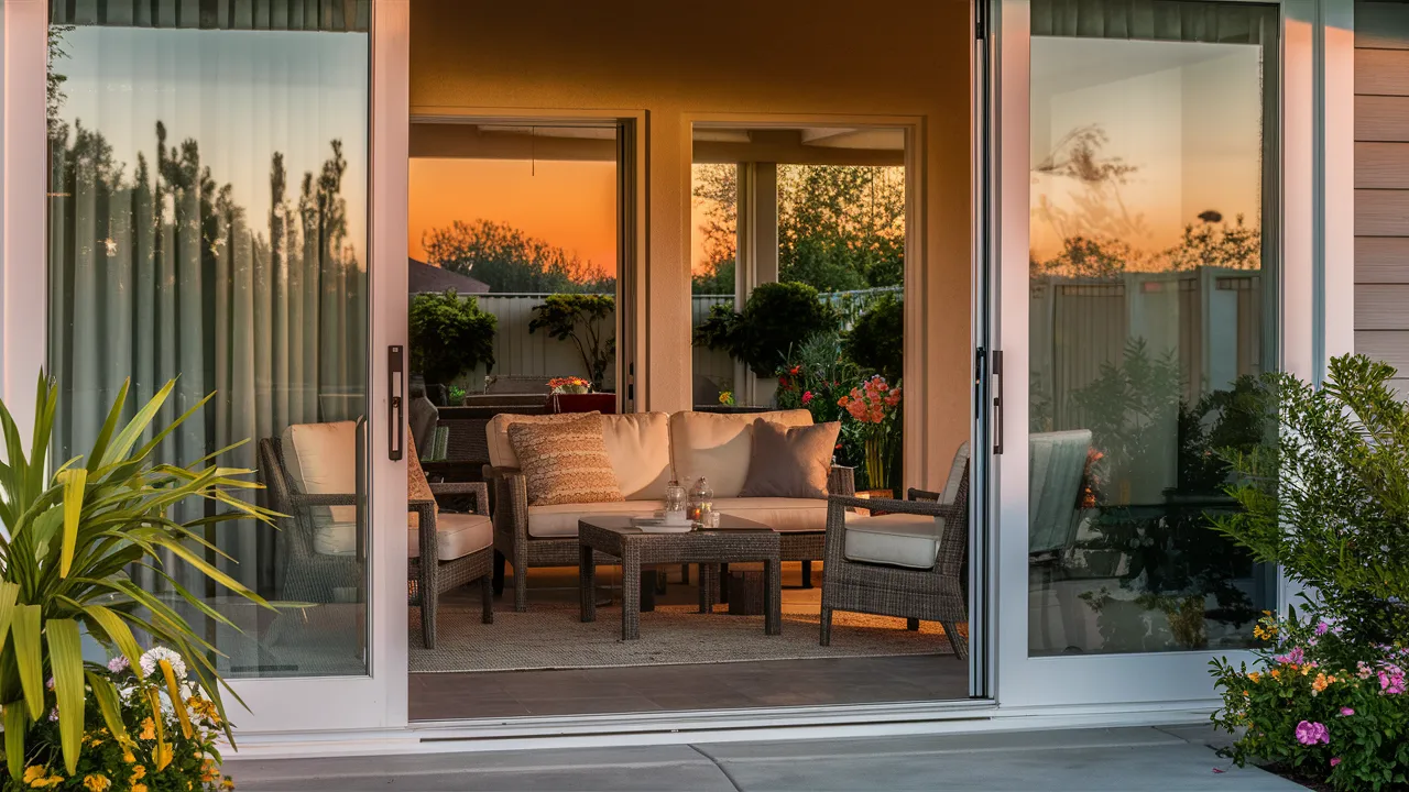 double sliding glass door