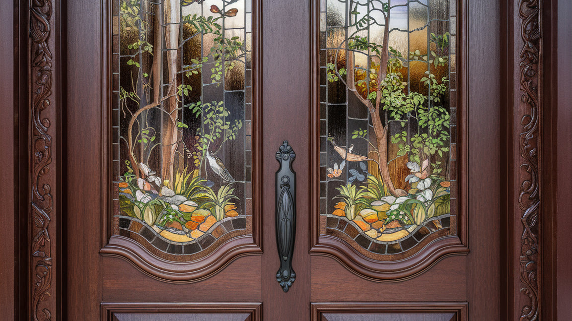 How Wood Front Doors with Glass Add Charm and Value to Your Home