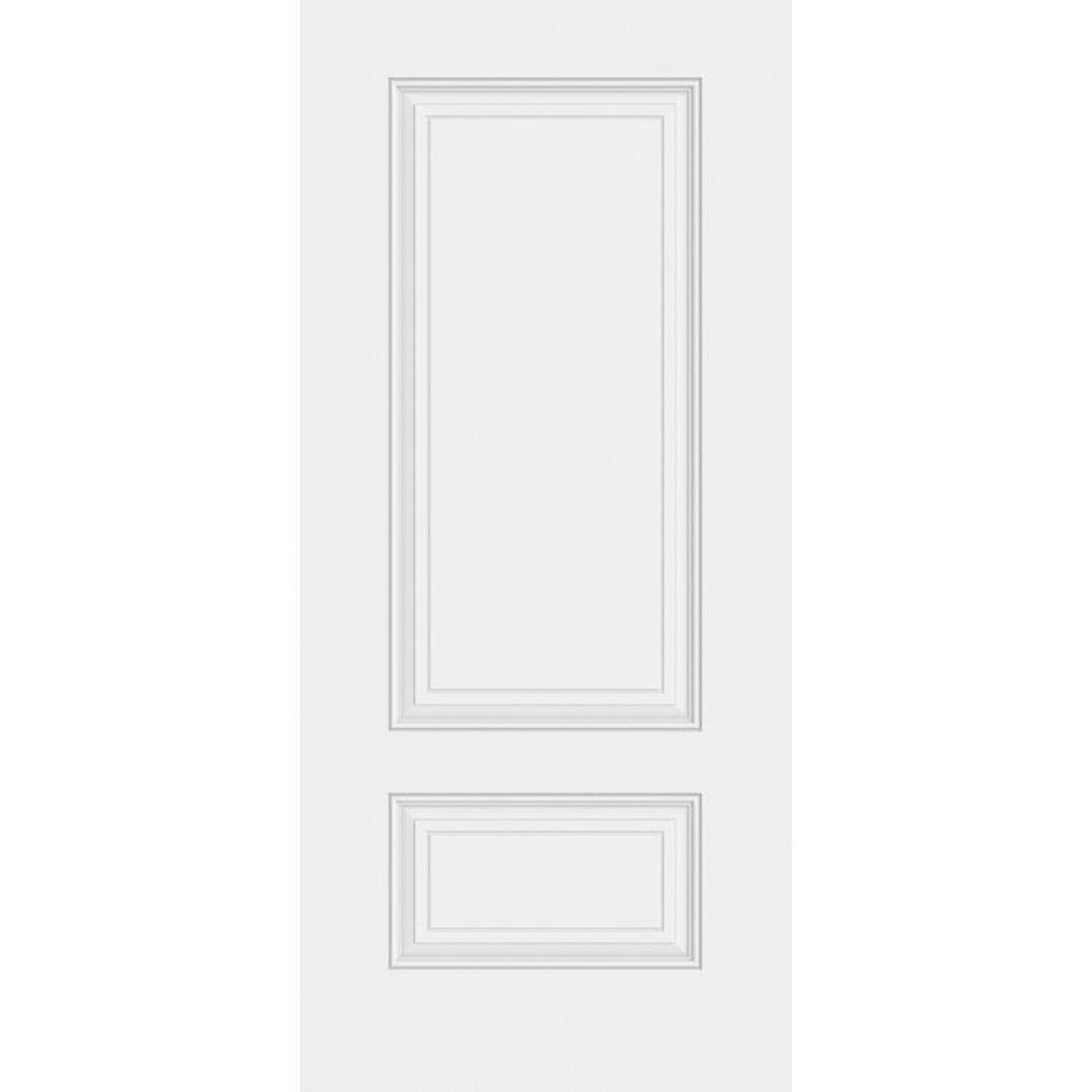 36" Smooth Fiberglass Entry Door Slab (3/4 Lite) - Pease Doors: The Door Store
