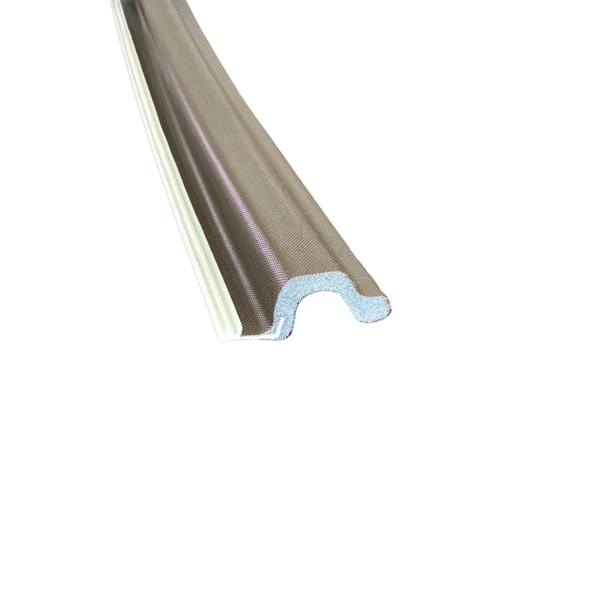 3-Piece Beige Door Seal Weatherstrip - Replacement For Kerfed Doors, 85 Inches Each