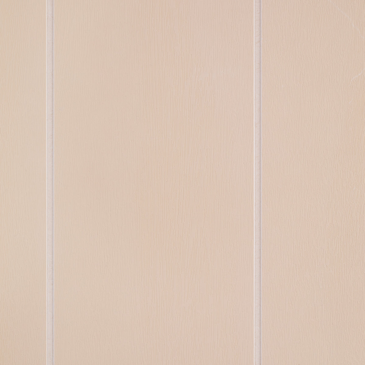 Close-up of the Fine Woodgrain fiberglass door surface with plank grooves