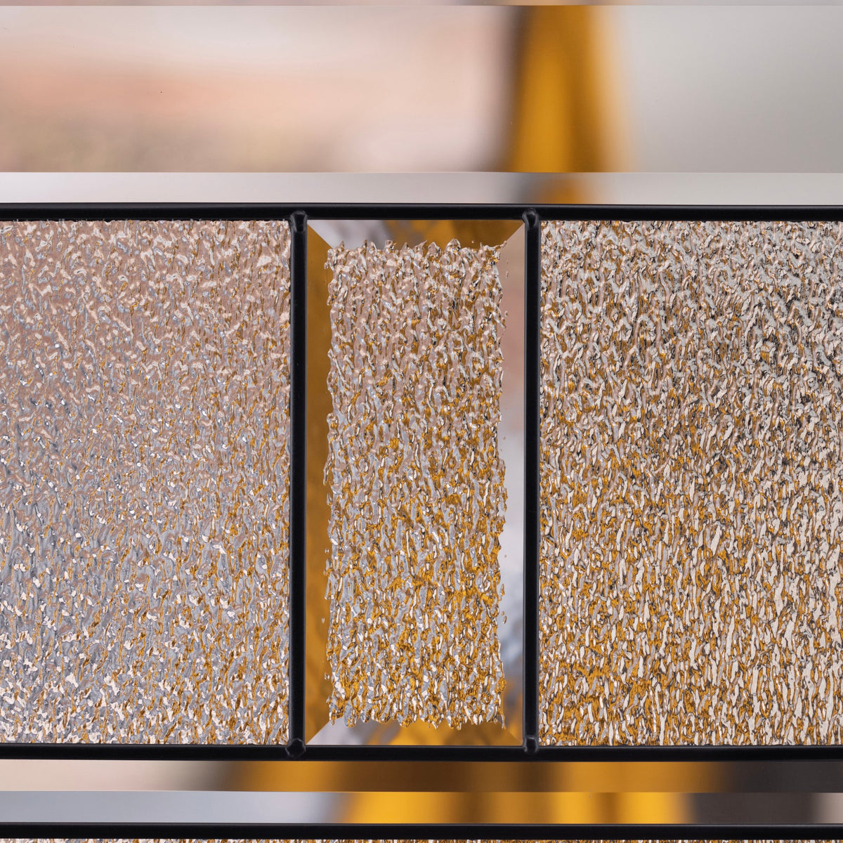 Close-up of Berkley glass showing its texture and pattern