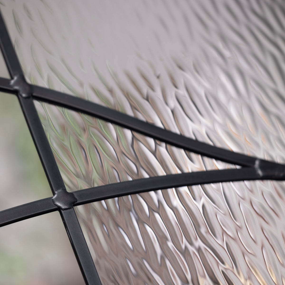 Close-up of Briselle glass showing its texture and pattern