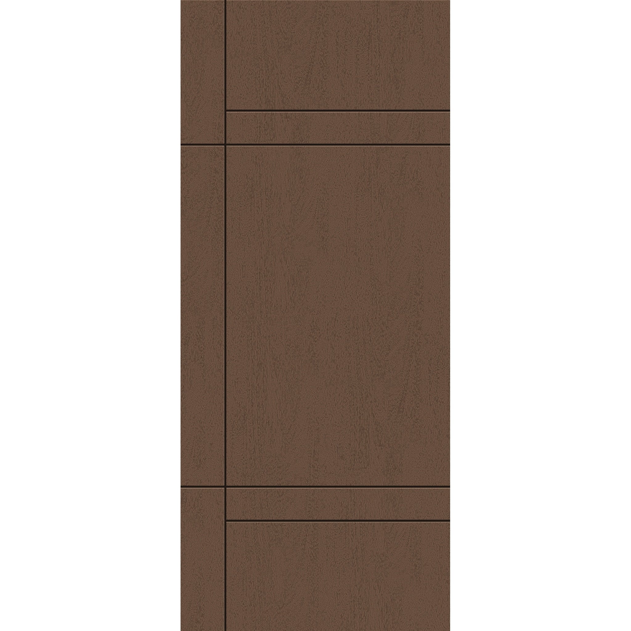 Fiberglass entry door, contemporary 12, 34" x 80", fine woodgrain finish