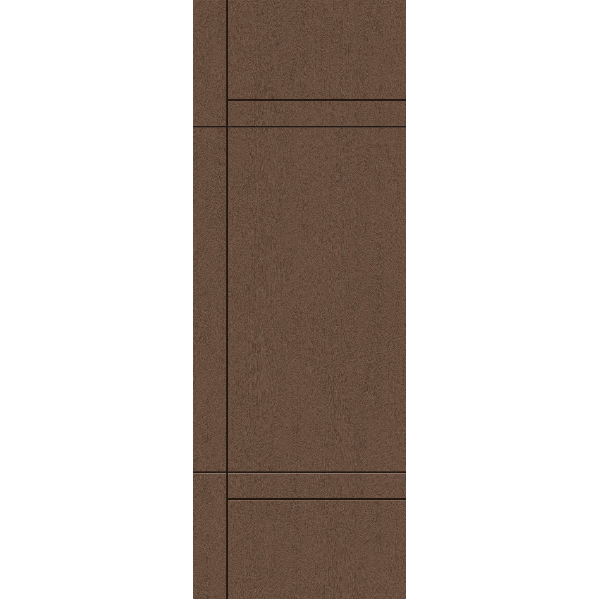 Fiberglass entry door, contemporary 12, 34" x 96", fine woodgrain finish