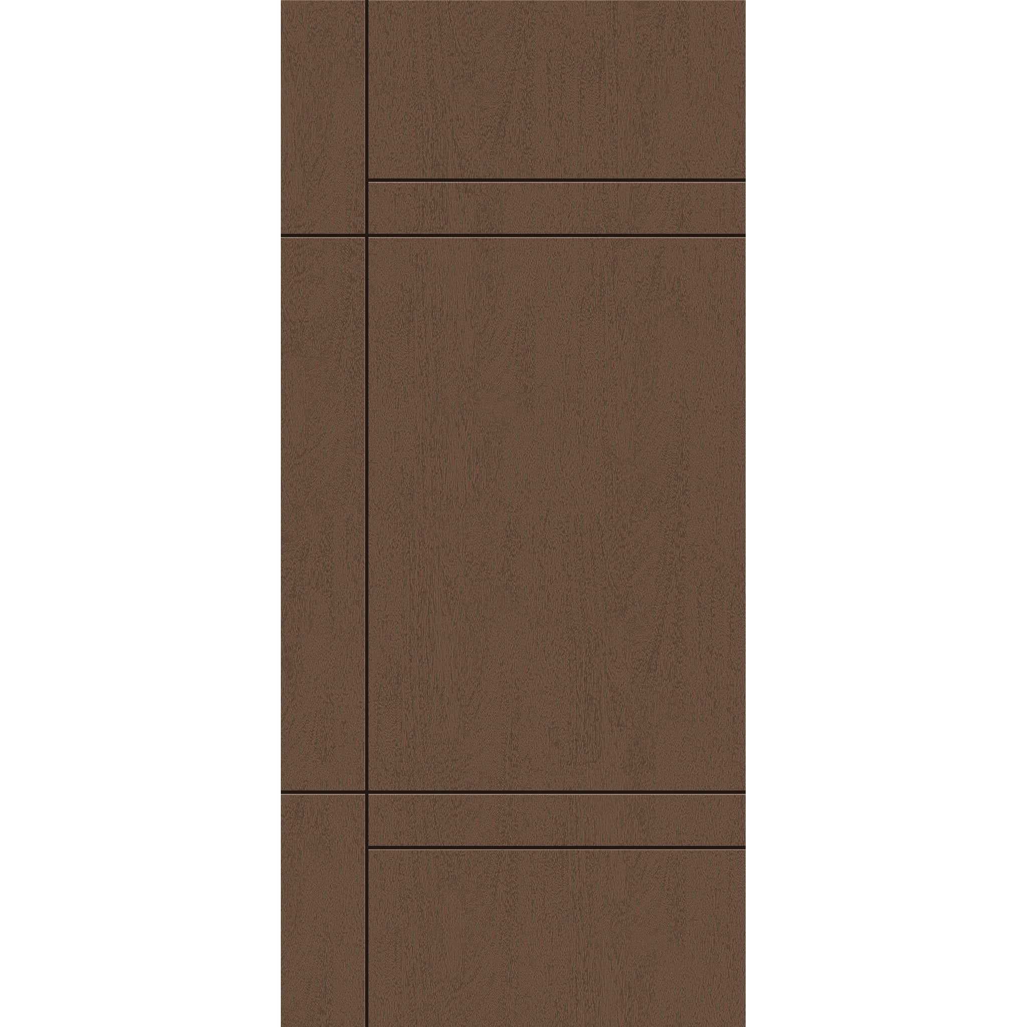 Fiberglass entry door, contemporary 12, 36" x 80", fine woodgrain finish