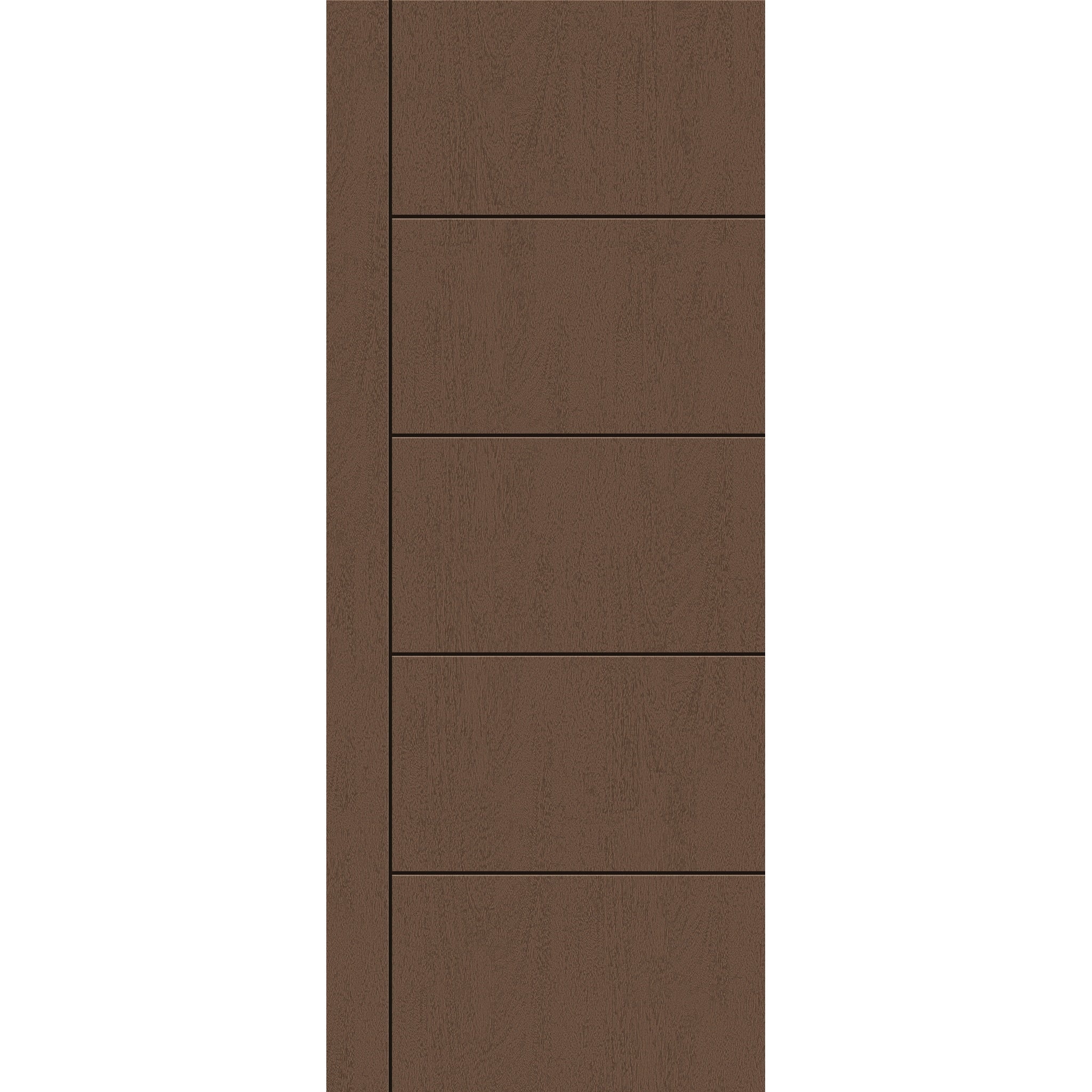 Fiberglass entry door, contemporary 14, 32" x 80", fine woodgrain finish