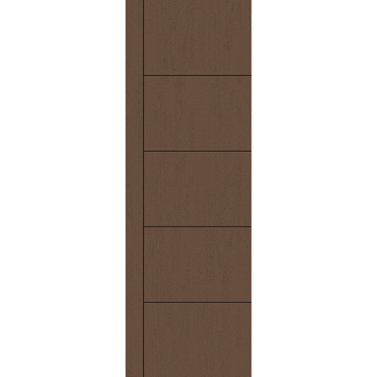 Fiberglass entry door, contemporary 14, 32" x 96", fine woodgrain finish