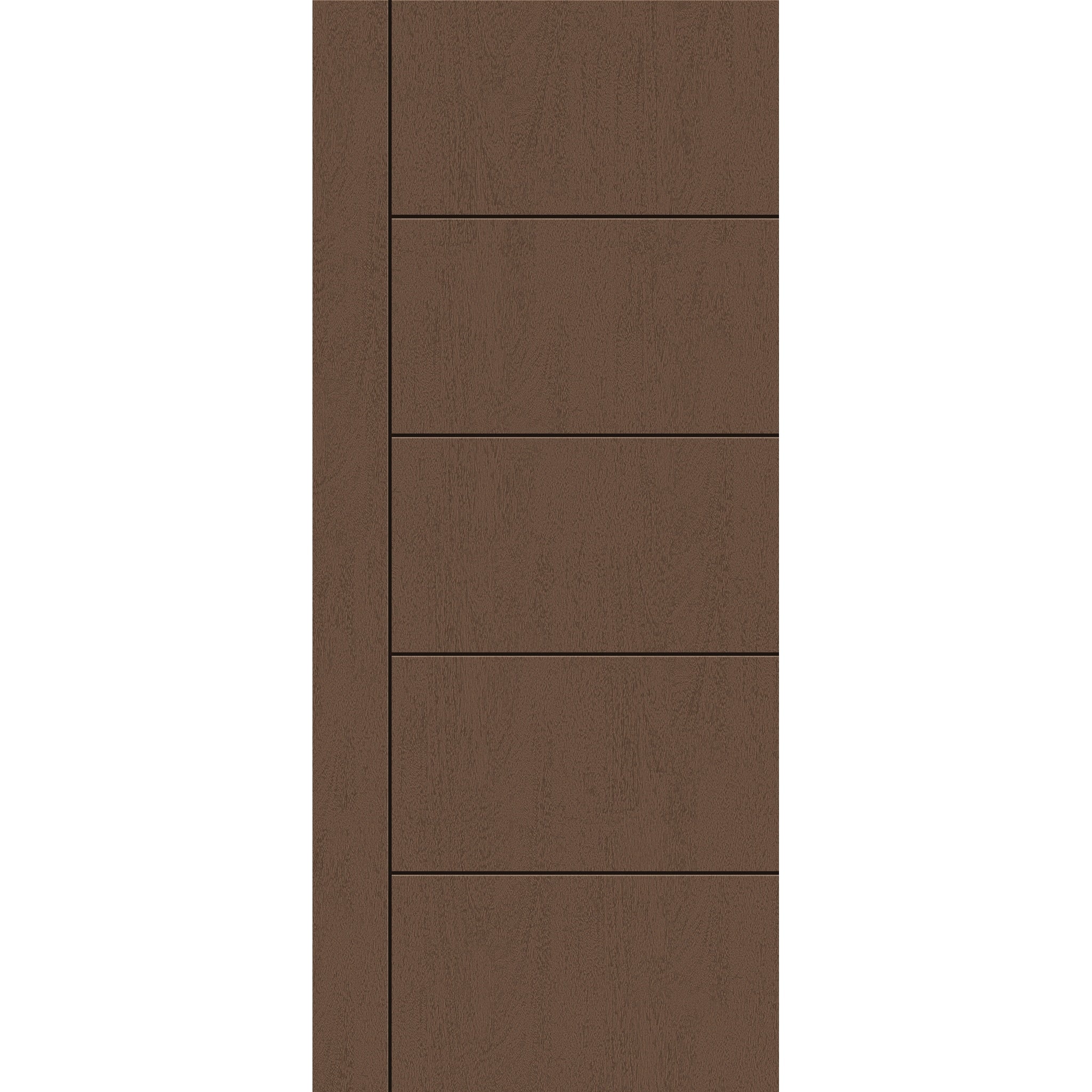 Fiberglass entry door, contemporary 14, 34" x 80", fine woodgrain finish