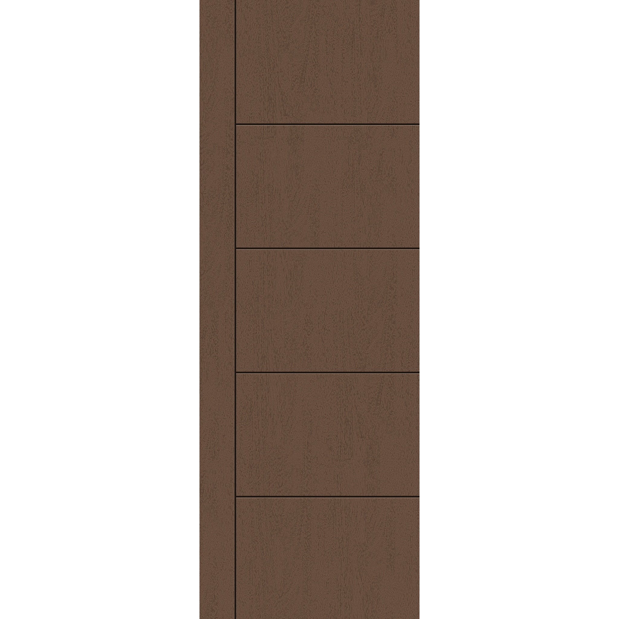 Fiberglass entry door, contemporary 14, 34" x 96", fine woodgrain finish