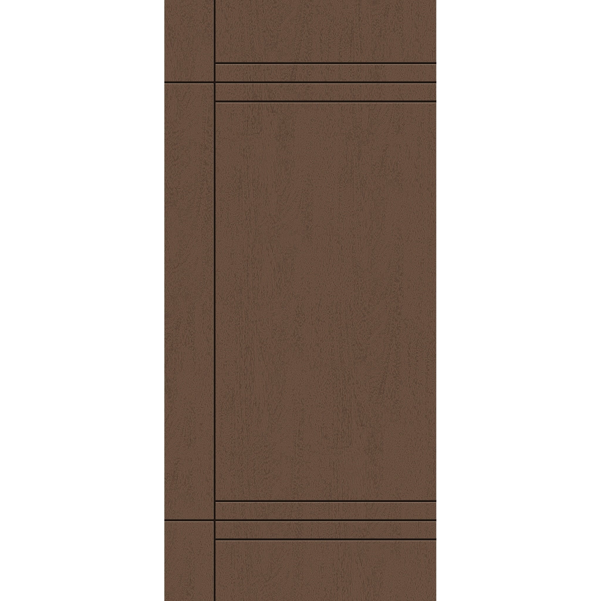 Fiberglass entry door, contemporary 16, 36" x 80", fine woodgrain finish