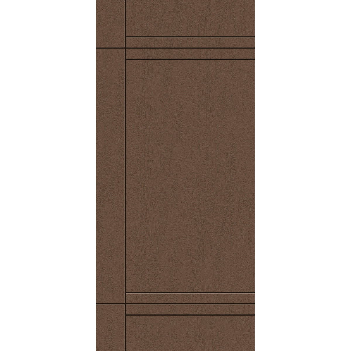 Fiberglass entry door, contemporary 16, 36" x 80", fine woodgrain finish