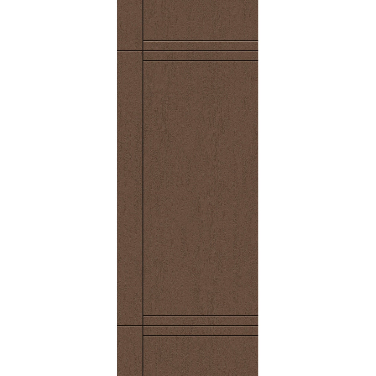 Fiberglass entry door, contemporary 16, 36" x 96", fine woodgrain finish