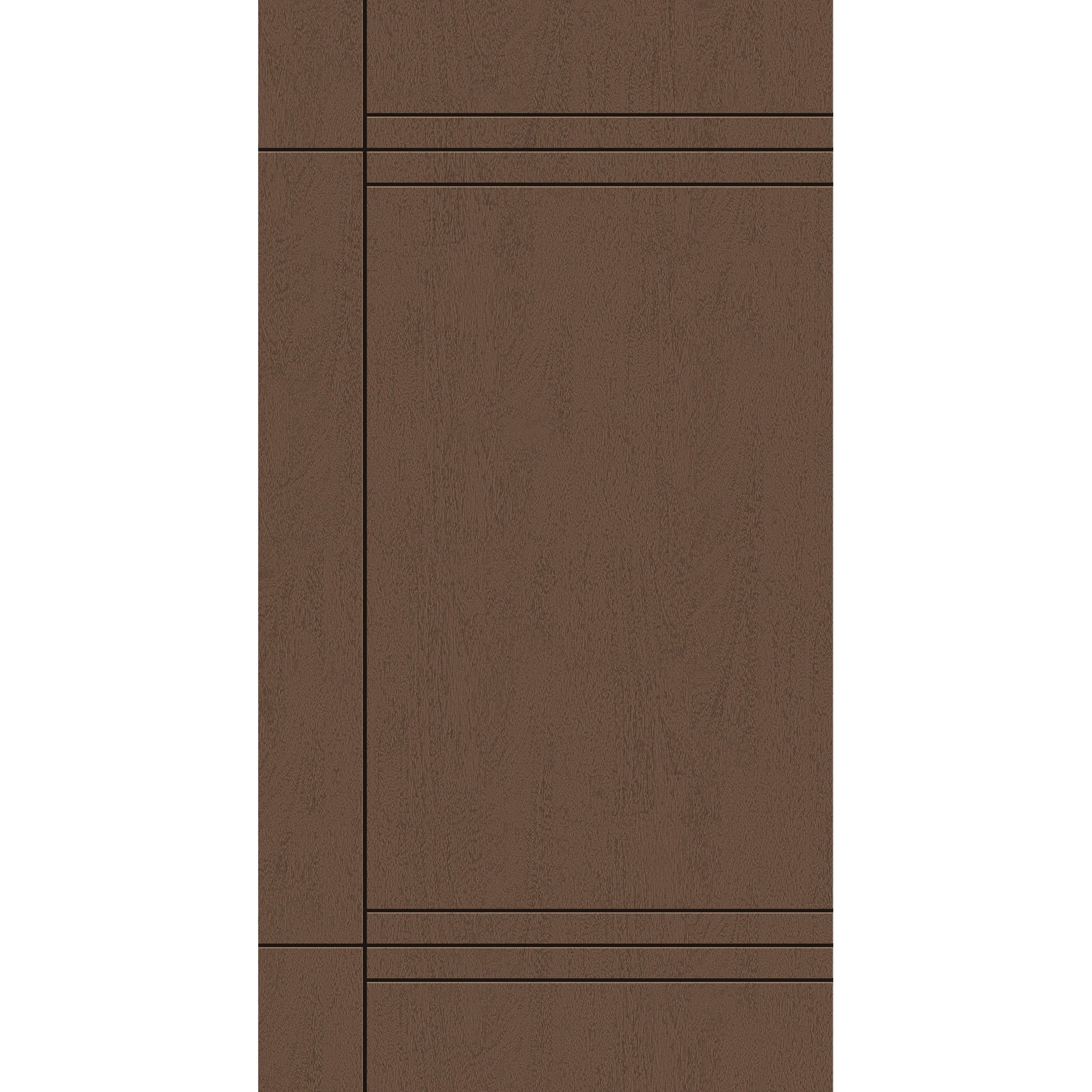 Fiberglass entry door, contemporary 16, 42" x 80", fine woodgrain finish