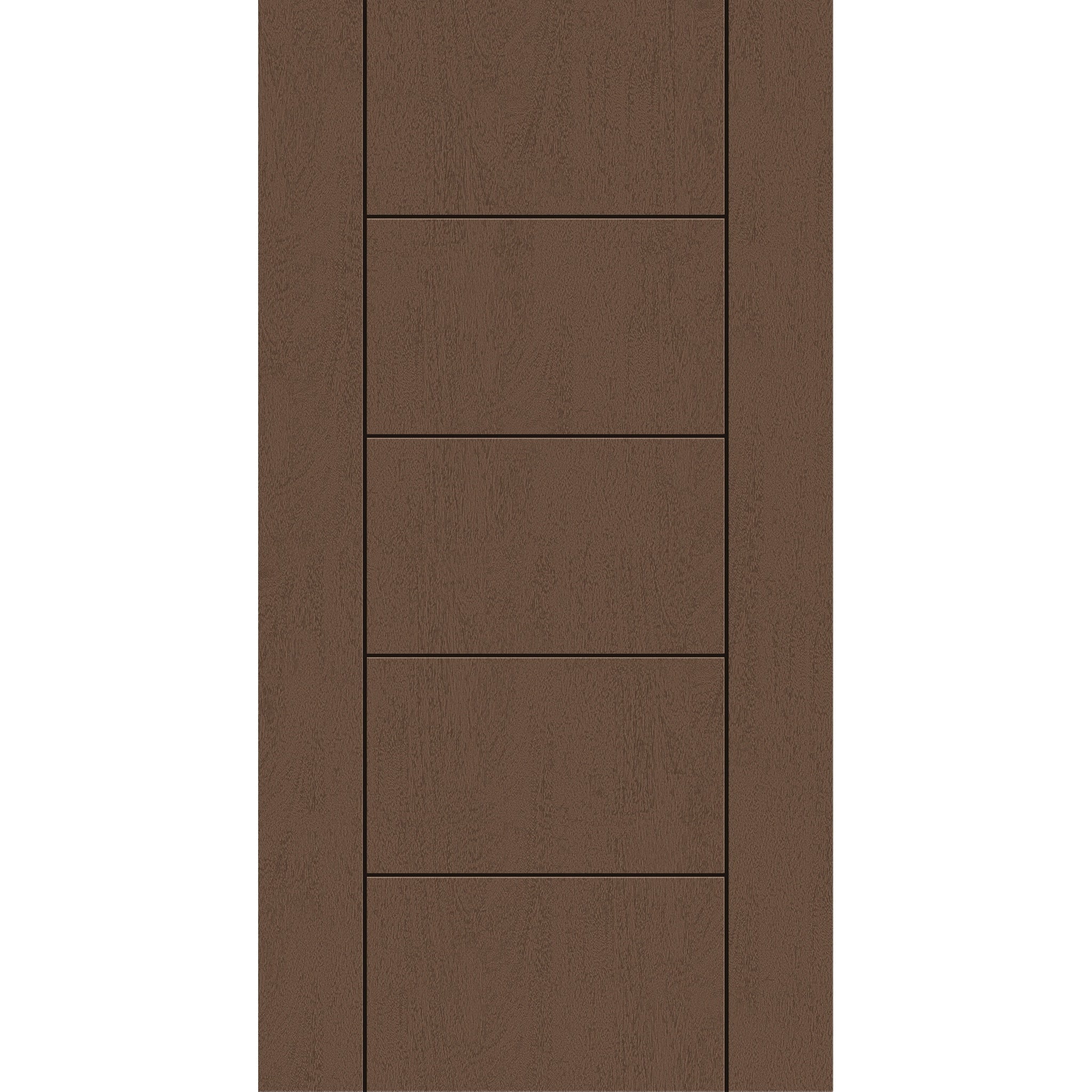Fiberglass entry door, contemporary 24, 42" x 80", fine woodgrain finish