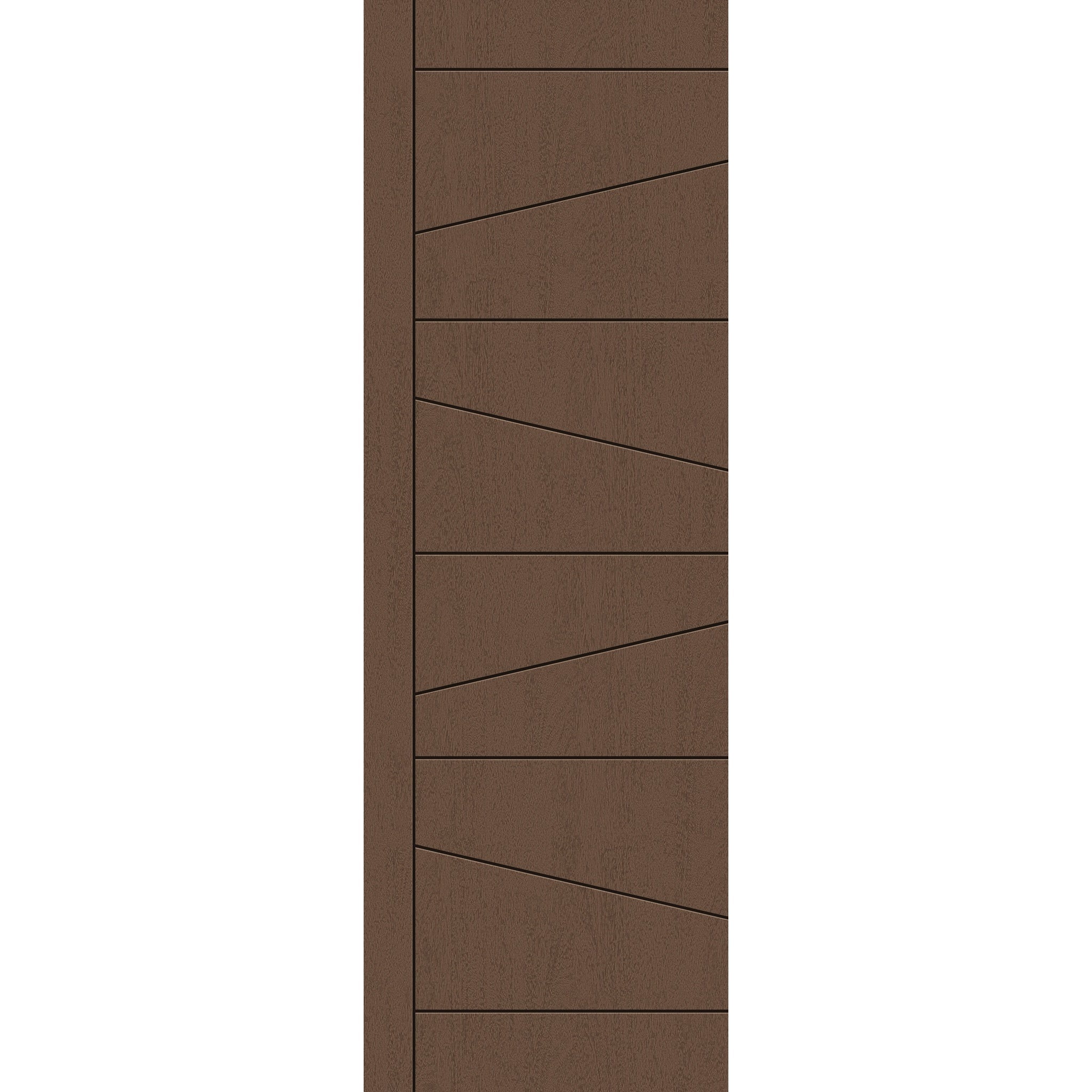 Fiberglass entry door, contemporary 29, 32" x 96", fine woodgrain finish