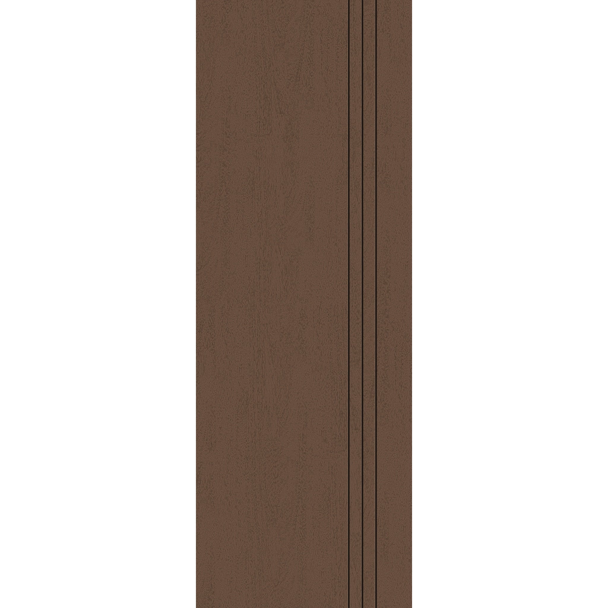 Fiberglass entry door, contemporary 30, 34" x 96", fine woodgrain finish