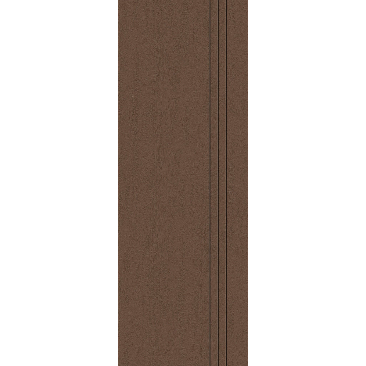 Fiberglass entry door, contemporary 30, 34" x 96", fine woodgrain finish