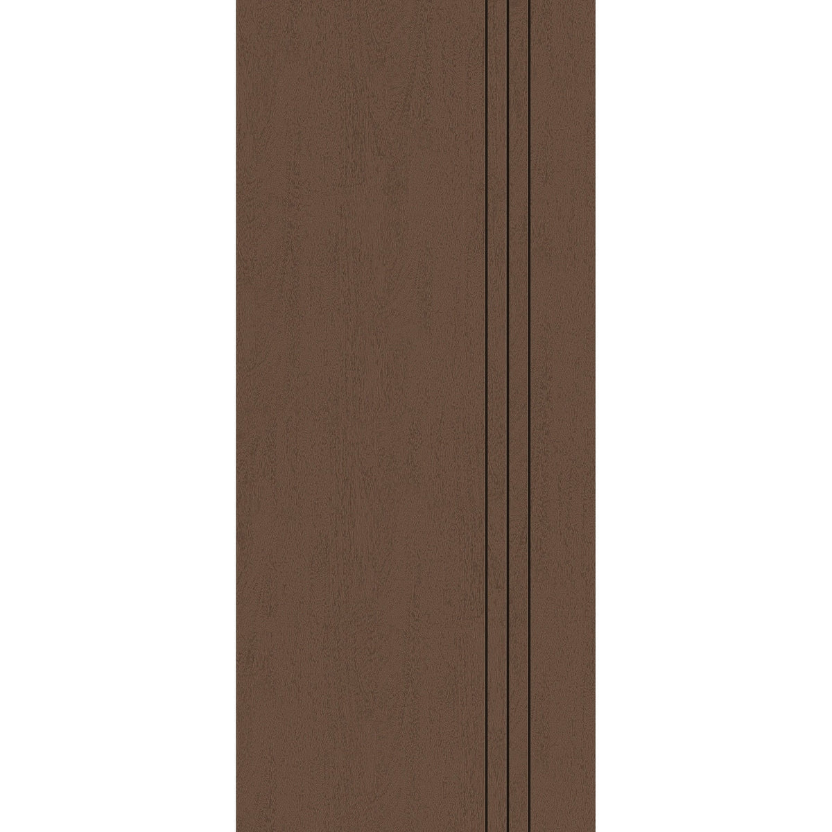 Fiberglass entry door, contemporary 30, 42" x 96", fine woodgrain finish