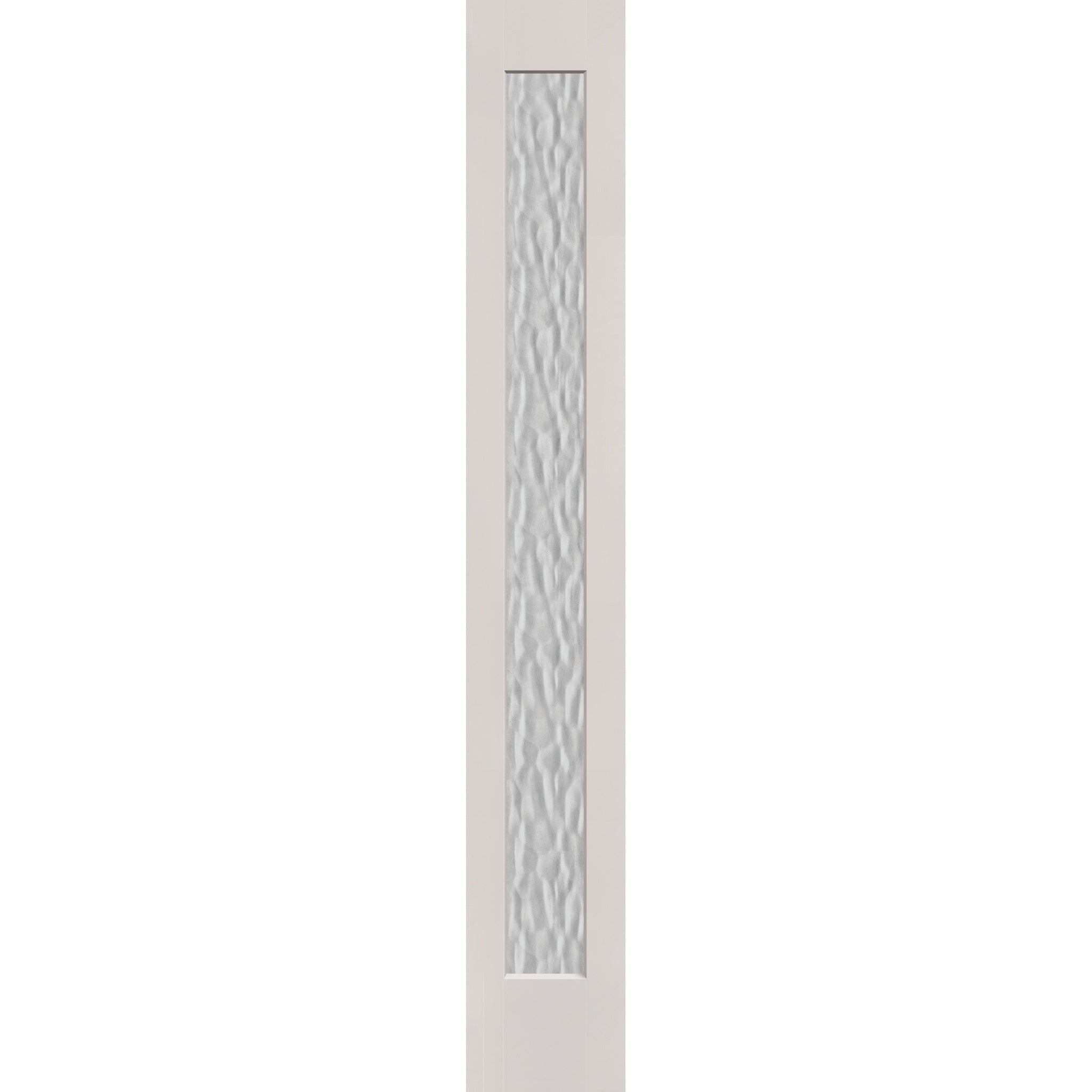 Vapor flush glazed fiberglass sidelite panel, full lite, 14" x 96", white satin smooth finish
