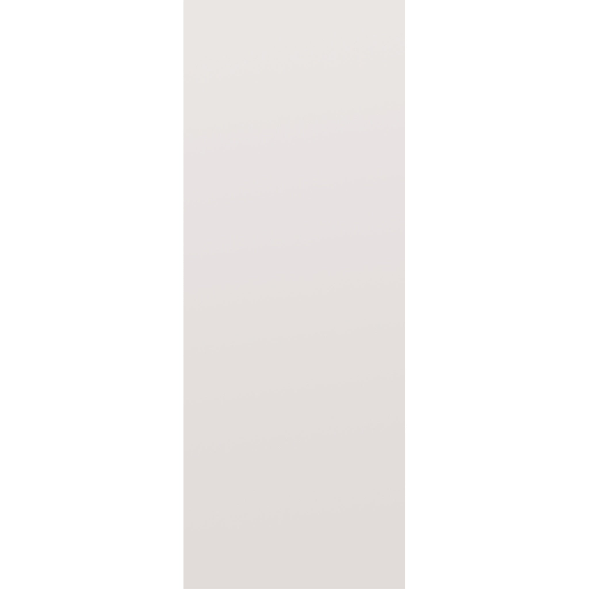 Wood edge steel entry door, flush, 30" x 80", primed white finish
