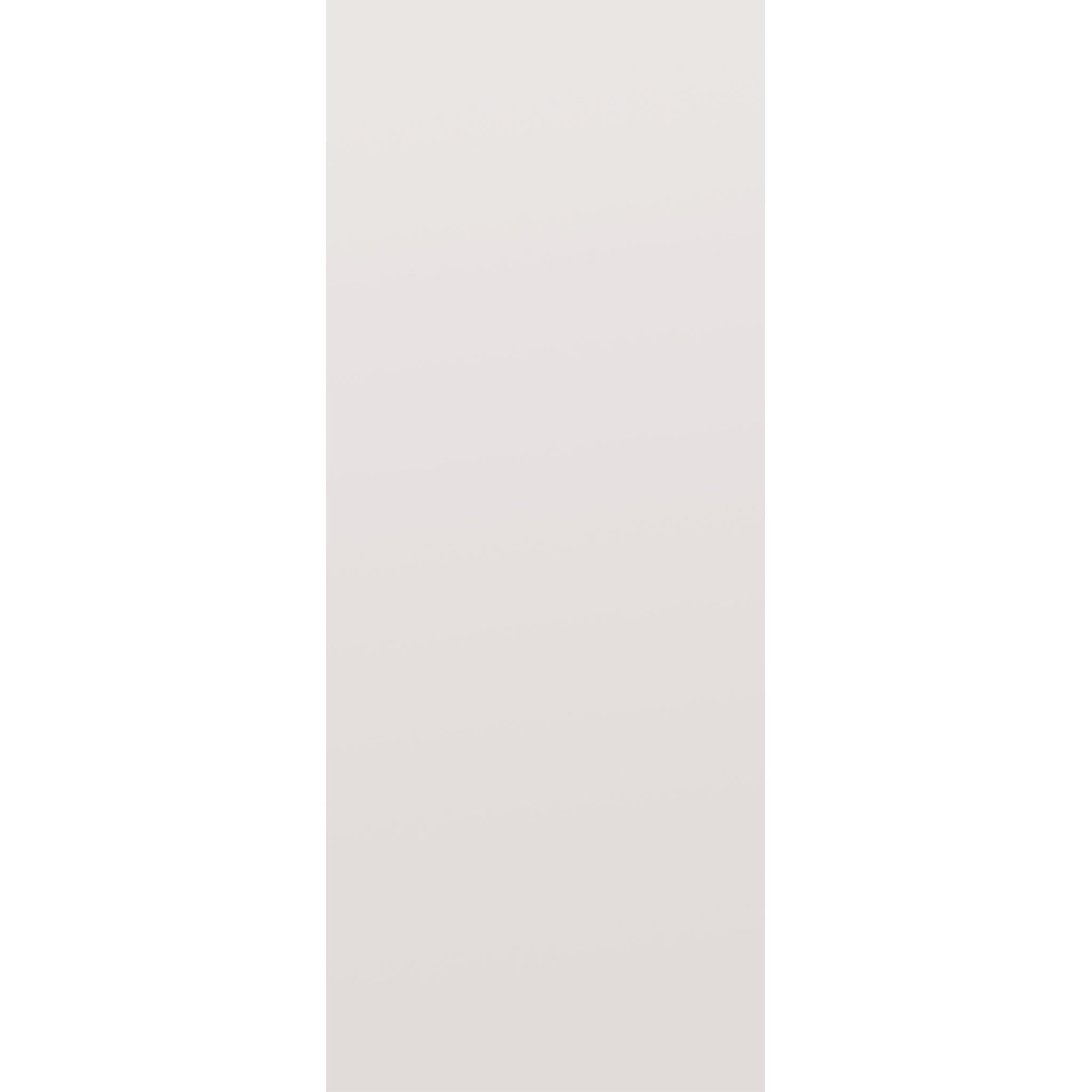 Wood edge steel entry door, flush, 32" x 80", primed white finish