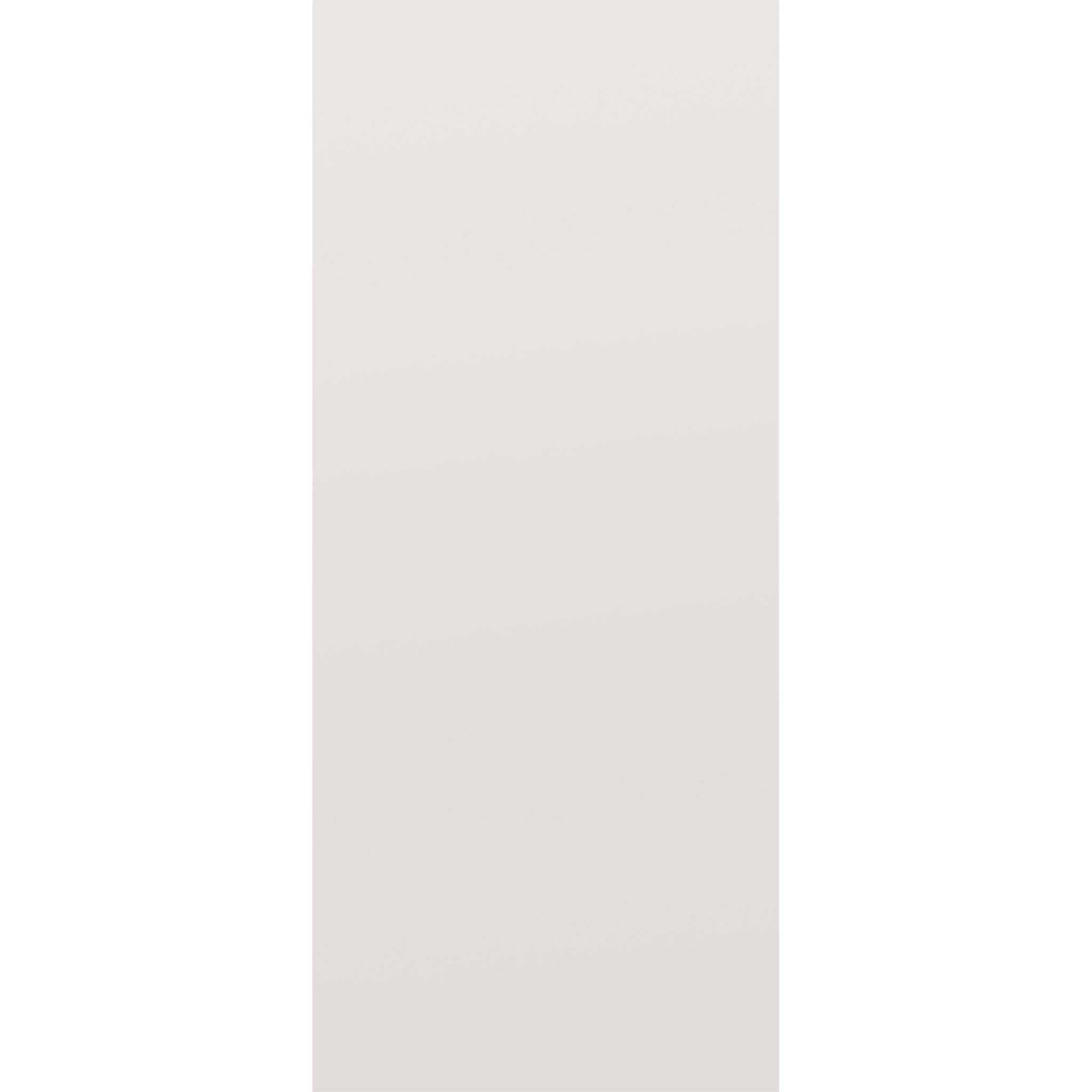 Steel edge entry door, flush, 34" x 80", primed white finish