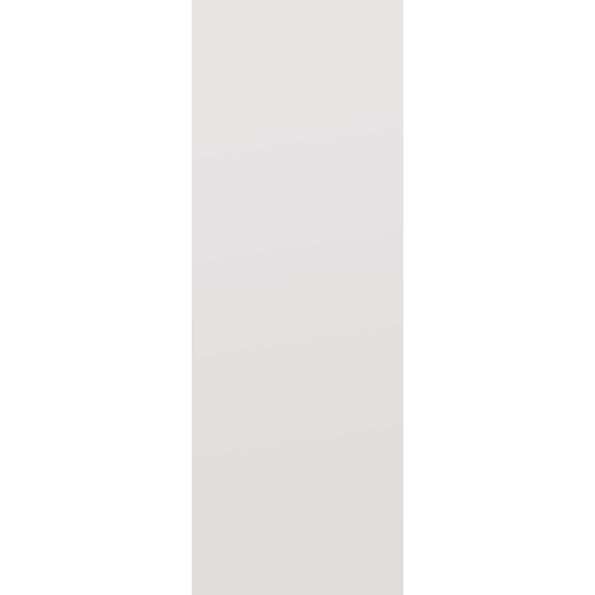 Wood edge steel entry door, flush, 34" x 96", primed white finish