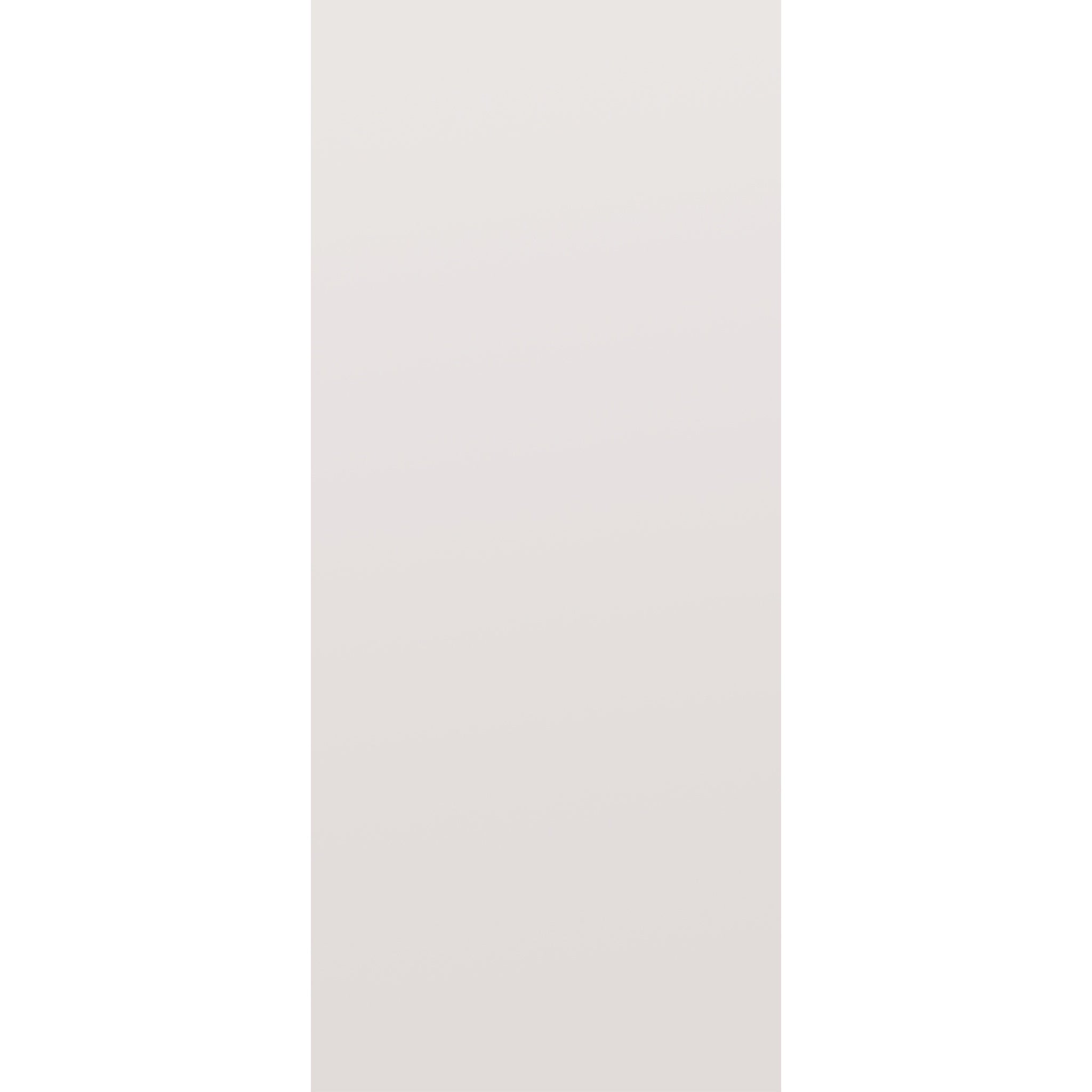 Wood edge steel entry door, flush, 36" x 84", primed white finish