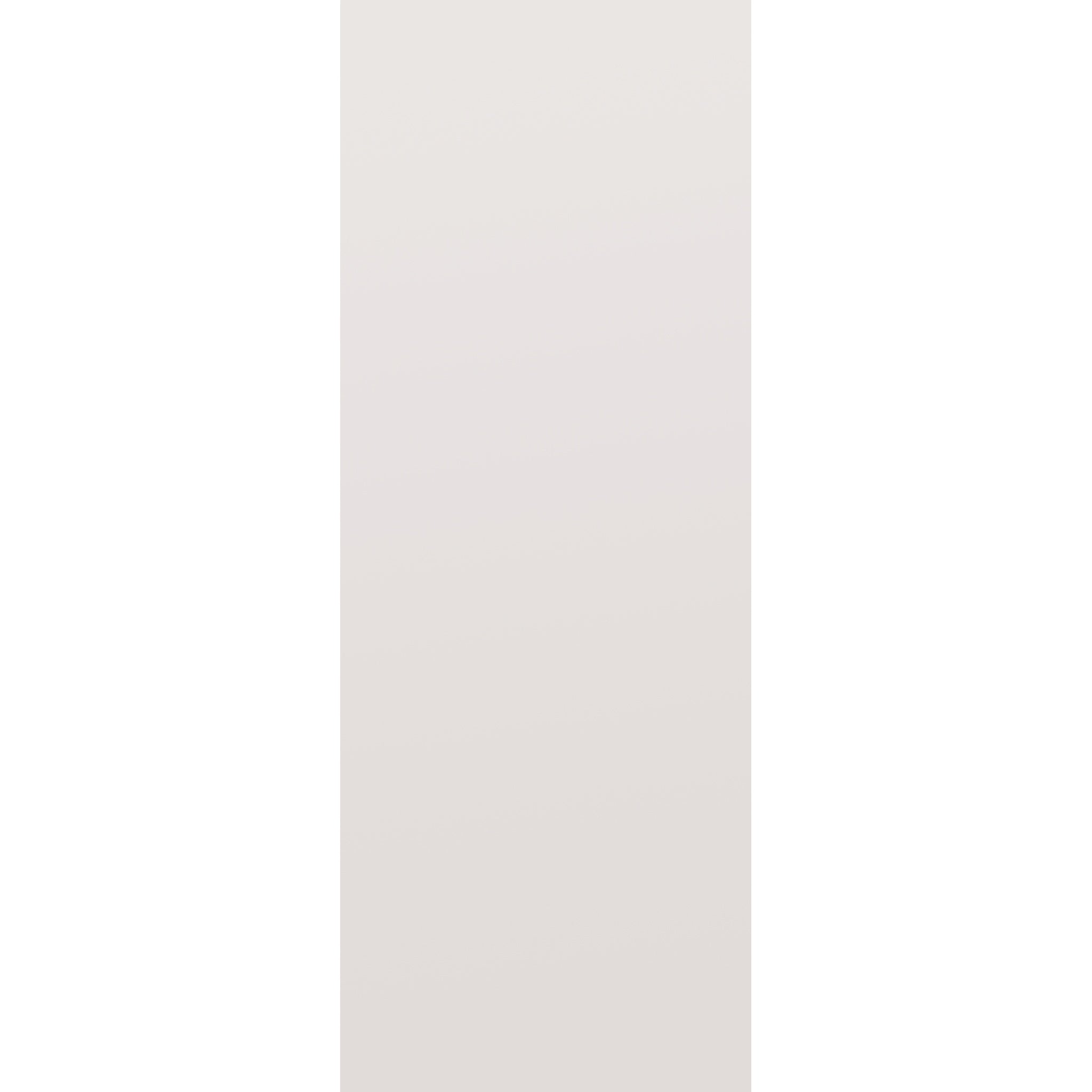 Wood edge steel entry door, flush, 36" x 96", primed white finish