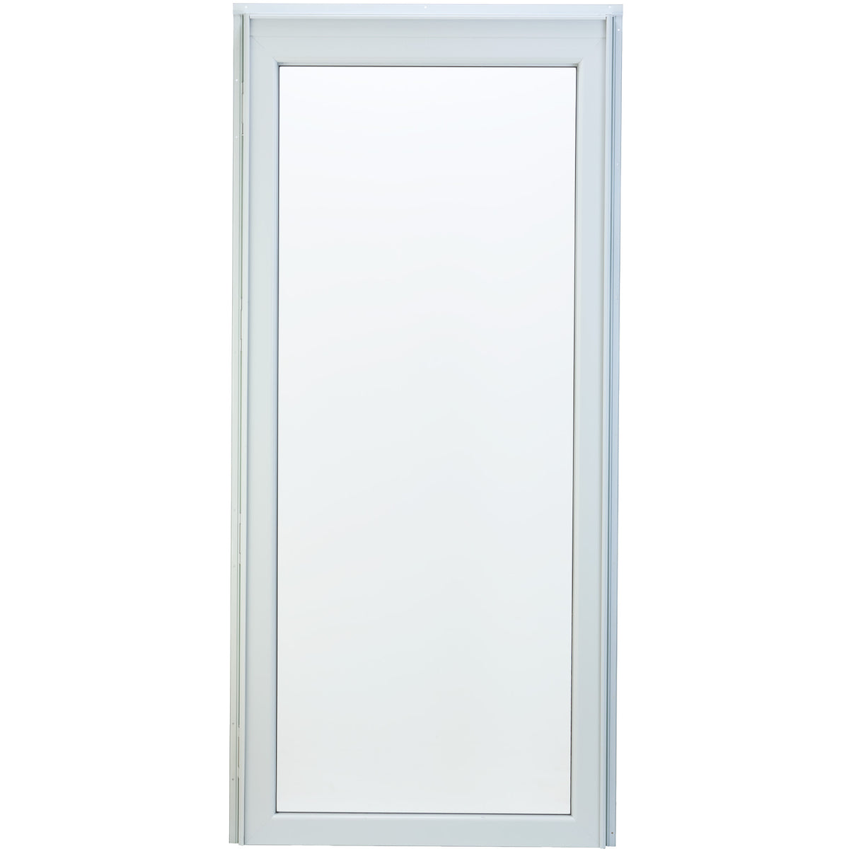 Aluminum Storm Door with Swappable Glass and Screen (Full View )