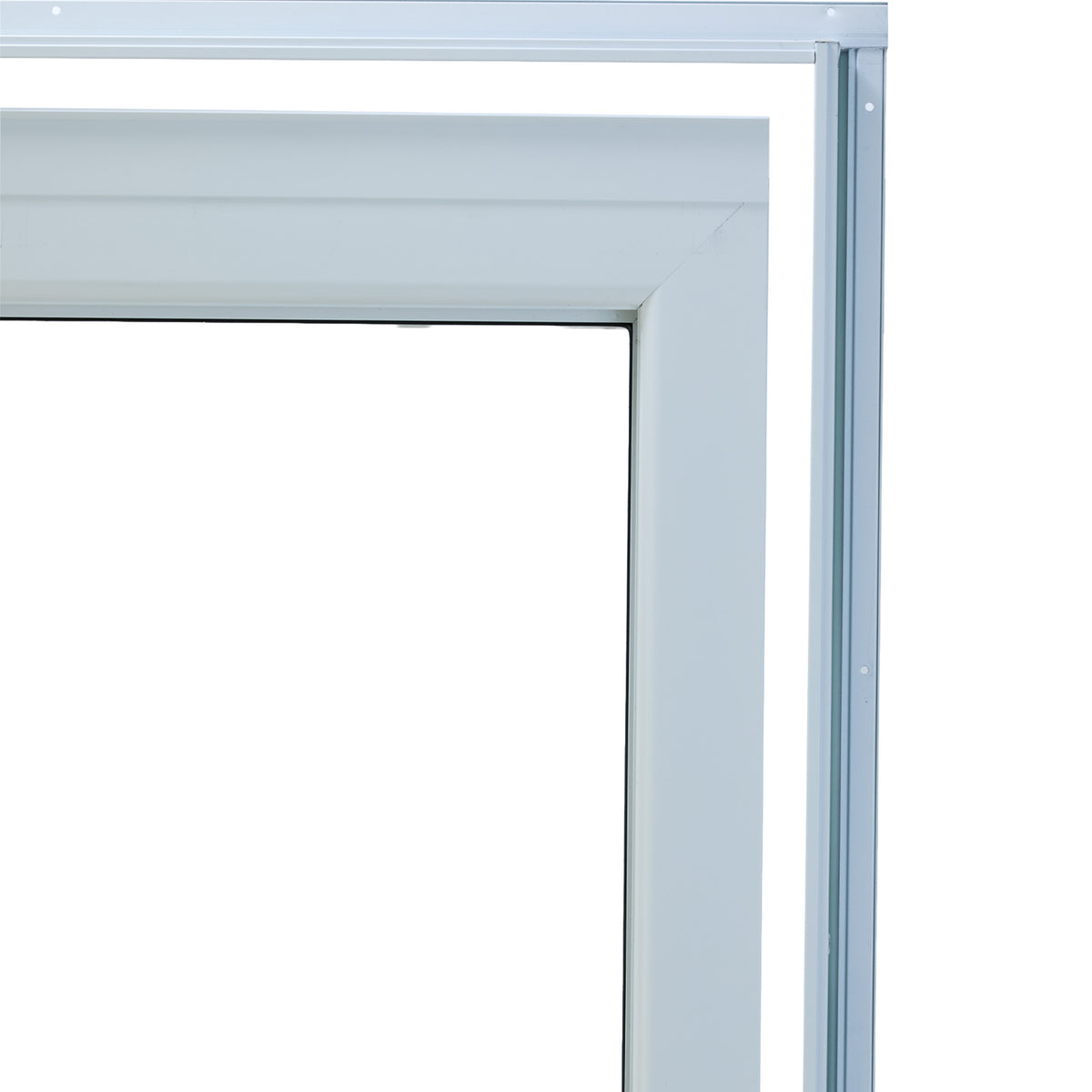 Aluminum Storm Door with Swappable Glass and Screen (Full View )