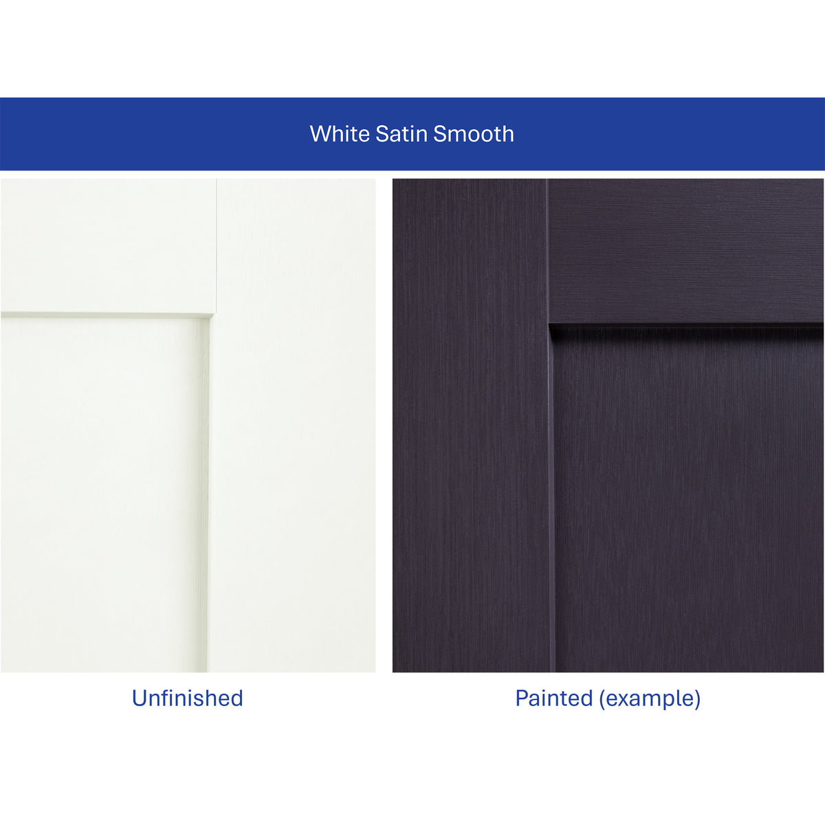 Berkley Flush Glazed Fiberglass Entry Door - 3/4 Lite Shaker (34" x 80")