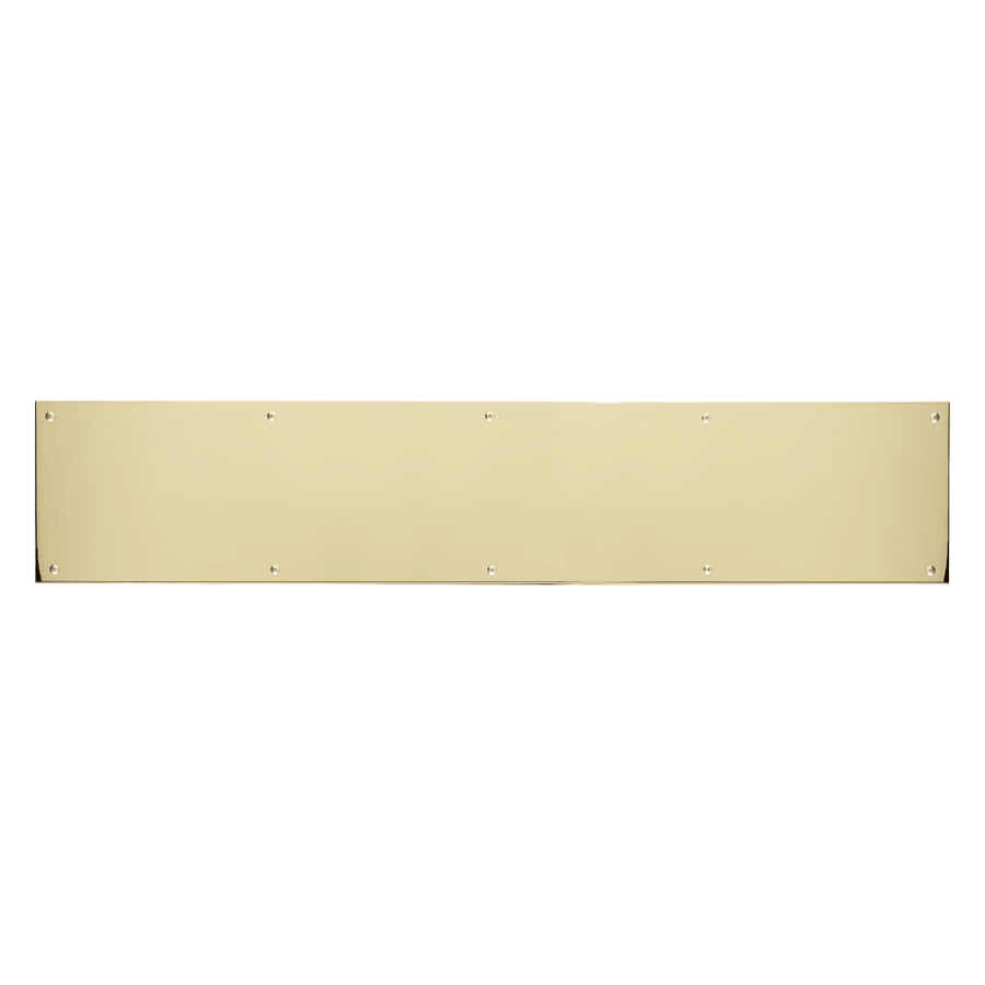 Polished Brass Kick Plate Pease Doors The Door Store