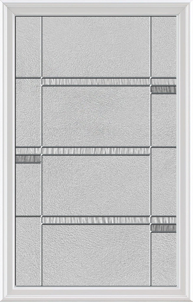 Urban Glass and Frame Kit (Half Lite 24" x 38" Frame Size) - Pease Doors: The Door Store