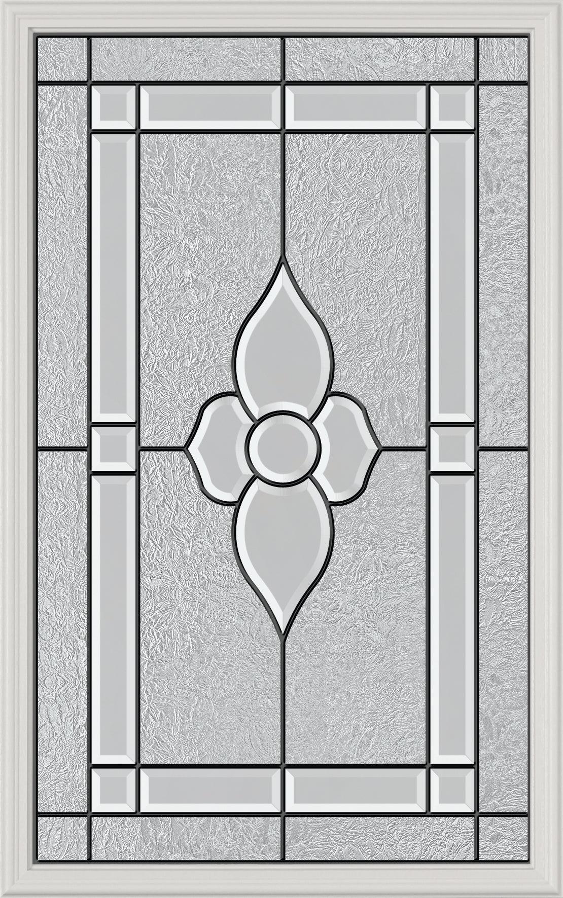Normandy Glass and Frame Kit (Half Lite 24" x 38" Frame Size) - Pease Doors: The Door Store
