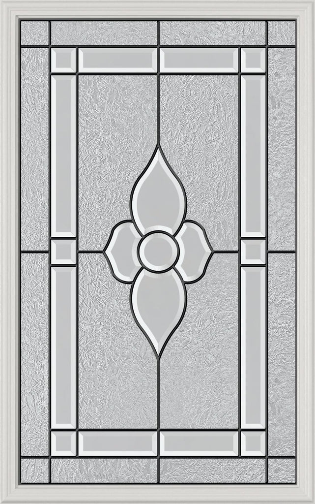 Normandy Glass and Frame Kit (Half Lite 24" x 38" Frame Size) - Pease Doors: The Door Store