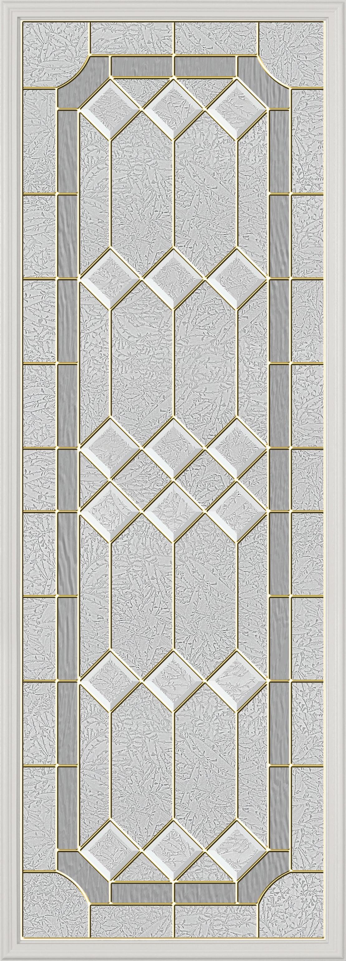 Stratford Glass and Frame Kit (Full Lite 24" x 66" Frame Size) - Pease Doors: The Door Store