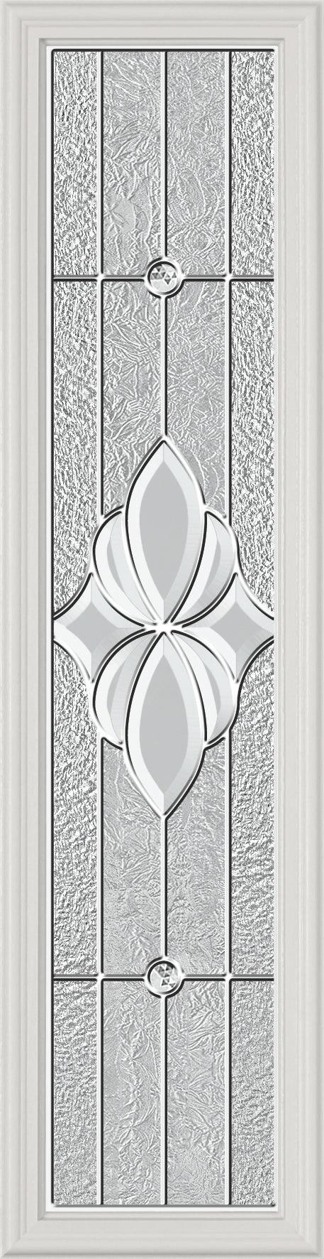 Grosvenor Glass and Frame Kit (Half Sidelite 10" x 38" Frame Size) - Pease Doors: The Door Store