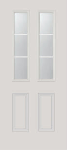 Clear 3 Lite Glass and Frame Kit (Half Sidelite 10" x 38" Frame Size) - Pease Doors: The Door Store