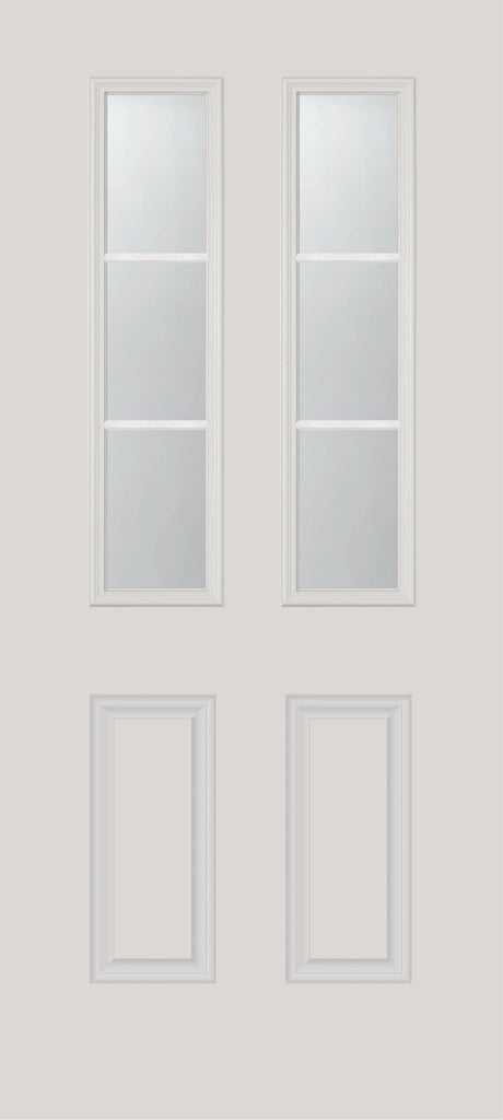 Clear 3 Lite Glass and Frame Kit (Half Sidelite 10" x 38" Frame Size) - Pease Doors: The Door Store