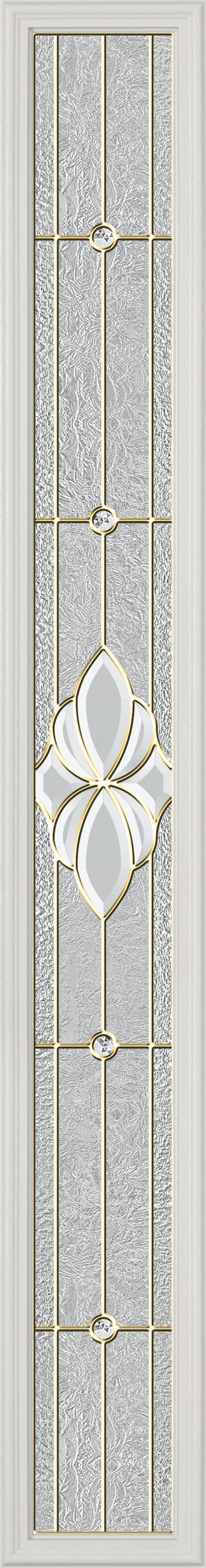 Grosvenor Glass and Frame Kit (Full Sidelite 9" x 66" Frame Size) - Pease Doors: The Door Store