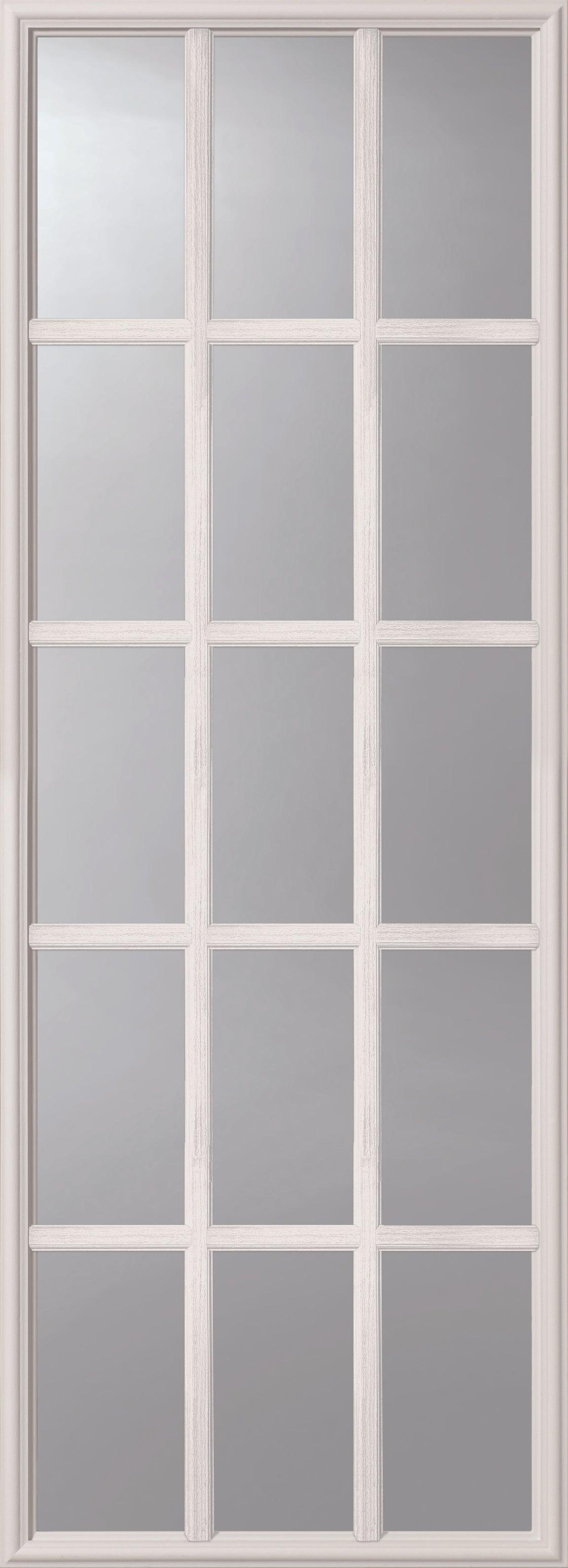 Clear Simulated 15 Lite Glass and Frame Kit (Full Lite 24" x 66" Frame Size) - Pease Doors: The Door Store
