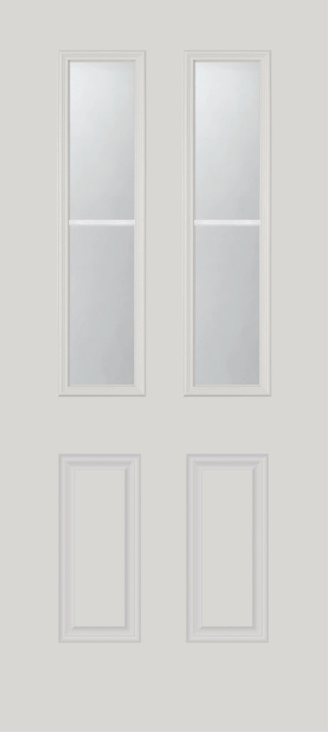Clear 2 Lite Glass and Frame Kit (Half Sidelite 10" x 38" Frame Size) - Pease Doors: The Door Store