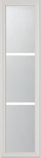 Grills Between Glass Hurricane Impact 3 Lite Glass and Frame Kit (Half Sidelite 10" x 38" Frame Size) - Pease Doors: The Door Store