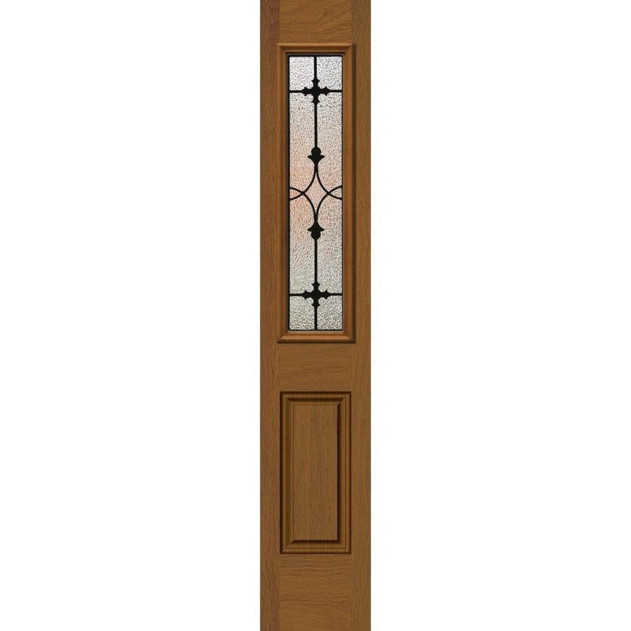 Charleston Glass and Frame Kit (Half Sidelite 10" x 38" Frame Size) - Pease Doors: The Door Store