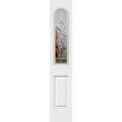 Saxon Glass and Frame Kit (Round Top 10" x 38" Frame Size) - Pease Doors: The Door Store
