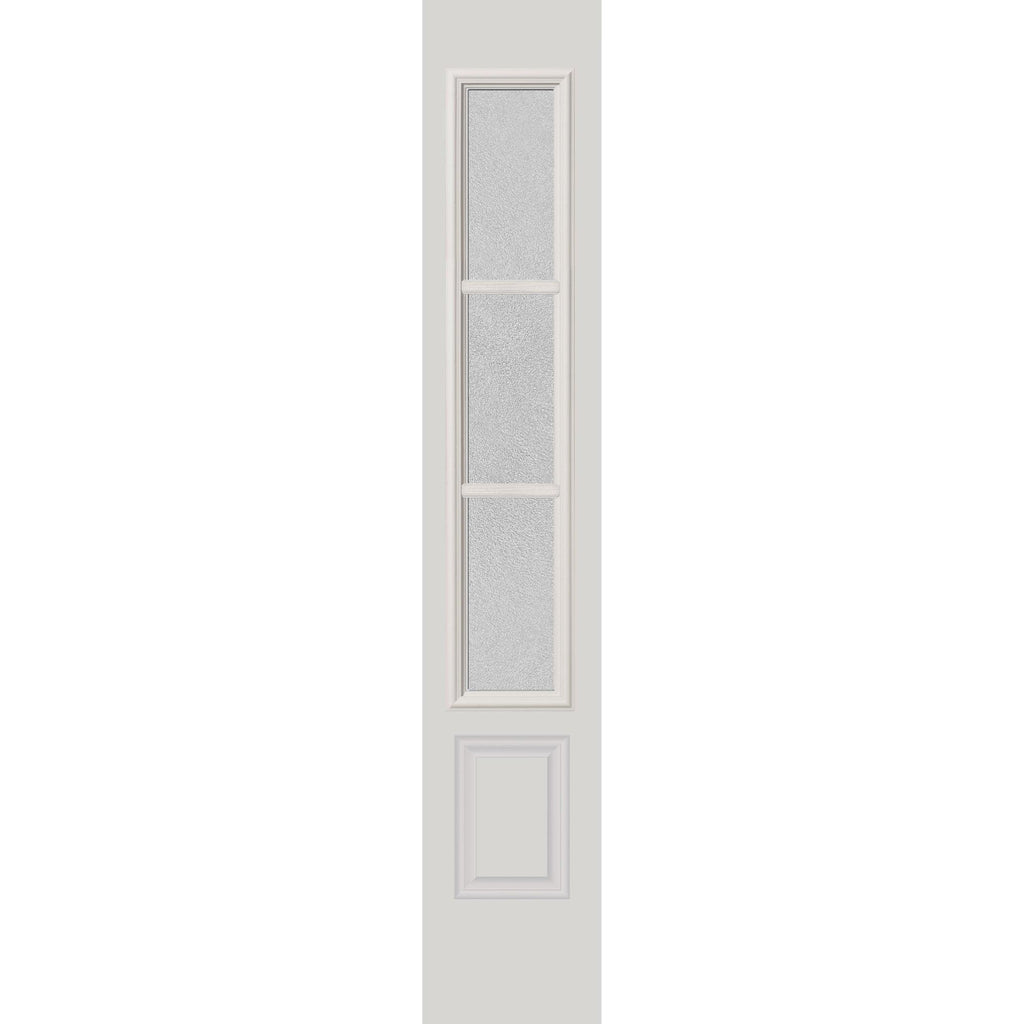 Clear Simulated 3 Lite Glass and Frame Kit (3/4 Sidelite 10" x 50" Frame Size) - Pease Doors: The Door Store