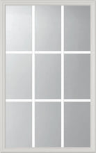 Grills Between Glass Hurricane Impact 9 Lite Glass and Frame Kit (Half Lite 24" x 38" Frame Size) - Pease Doors: The Door Store